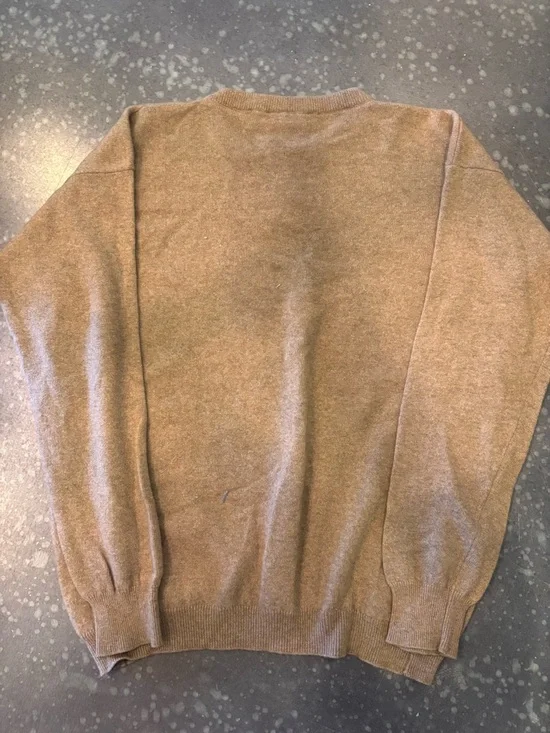 Giorgio Armani Camel Cashmere Button Cardigan - Picture 3 of 3